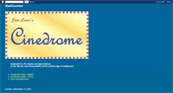 Desktop Screenshot of jimlanescinedrome.blogspot.com