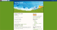 Desktop Screenshot of huayanworld.blogspot.com