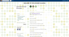 Desktop Screenshot of jayaramkhazana.blogspot.com