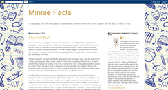 Desktop Screenshot of minniefacts.blogspot.com