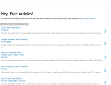 Tablet Screenshot of hey-free-articles.blogspot.com