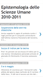 Mobile Screenshot of epistemologiascienzeumane.blogspot.com