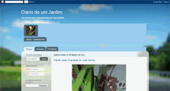 Desktop Screenshot of diariojardim.blogspot.com