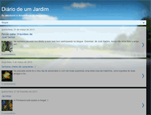 Tablet Screenshot of diariojardim.blogspot.com