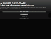 Tablet Screenshot of emeka-producciones.blogspot.com
