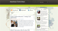Desktop Screenshot of americanuniversitys.blogspot.com