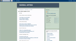 Desktop Screenshot of baseballanthem.blogspot.com