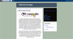 Desktop Screenshot of editorial-literalgia.blogspot.com