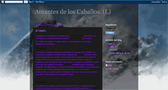 Desktop Screenshot of amantesdeloscaballos4.blogspot.com