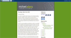 Desktop Screenshot of michaeladamsstudio.blogspot.com