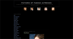 Desktop Screenshot of famous-actresses-pictures.blogspot.com