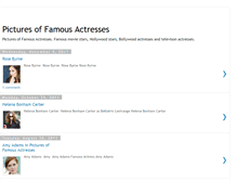 Tablet Screenshot of famous-actresses-pictures.blogspot.com