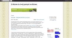 Desktop Screenshot of czasnaebiznes.blogspot.com