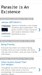 Mobile Screenshot of parasiteisanexistence.blogspot.com