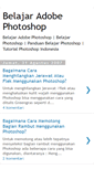 Mobile Screenshot of belajar-adobe-photoshop.blogspot.com