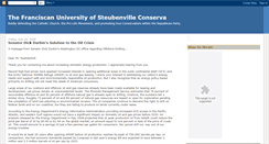 Desktop Screenshot of franciscanconservative.blogspot.com