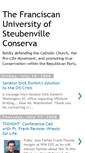 Mobile Screenshot of franciscanconservative.blogspot.com