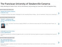 Tablet Screenshot of franciscanconservative.blogspot.com
