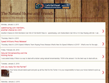 Tablet Screenshot of naturesnaturalhorse.blogspot.com