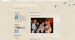 Desktop Screenshot of jisforjensen.blogspot.com