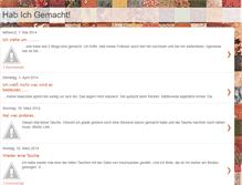 Tablet Screenshot of hab-ich-gemacht.blogspot.com