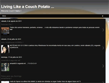 Tablet Screenshot of livinglikeacouchpotato.blogspot.com