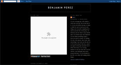 Desktop Screenshot of benjaminperezcc.blogspot.com