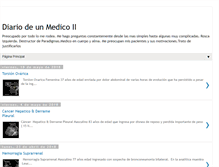 Tablet Screenshot of diariodeunmedicoii.blogspot.com