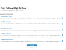Tablet Screenshot of cam-balkon-rehberi.blogspot.com
