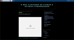 Desktop Screenshot of omeucantinhodeletras.blogspot.com