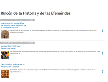 Tablet Screenshot of efemerideshistoria.blogspot.com