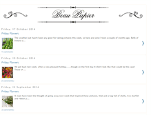 Tablet Screenshot of beau-papier.blogspot.com