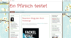 Desktop Screenshot of ladypeach-einpfirsichtestet.blogspot.com