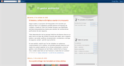Desktop Screenshot of elgestorambiental.blogspot.com
