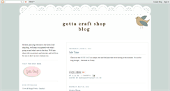 Desktop Screenshot of gottacraftshop.blogspot.com