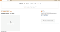 Desktop Screenshot of deflationwatch.blogspot.com