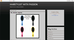 Desktop Screenshot of hairstylistwithpassion.blogspot.com