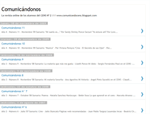 Tablet Screenshot of comunicandocens.blogspot.com