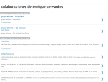 Tablet Screenshot of colaboracionesenriquecervantes.blogspot.com