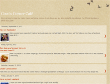 Tablet Screenshot of cocoscornercafe.blogspot.com