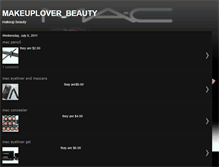 Tablet Screenshot of makeuploverbeauty21.blogspot.com