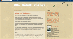 Desktop Screenshot of abimakesthings.blogspot.com