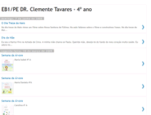 Tablet Screenshot of clementetavares3ano.blogspot.com
