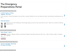 Tablet Screenshot of emergencypreparednessportal.blogspot.com