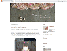 Tablet Screenshot of anastasiahandmade.blogspot.com