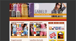 Desktop Screenshot of label9cloth.blogspot.com