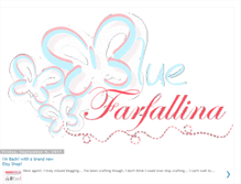 Tablet Screenshot of bluefarfallina.blogspot.com