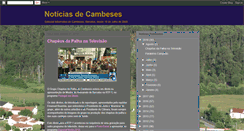 Desktop Screenshot of noticiasdecambeses.blogspot.com