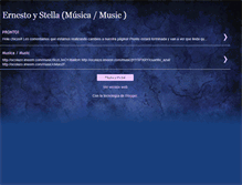 Tablet Screenshot of ernestoystellamusica.blogspot.com