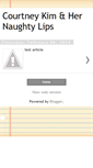 Mobile Screenshot of courtney-kim.blogspot.com